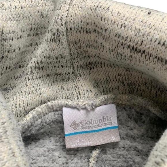 Womens Columbia Grey Pullover Turtleneck Sweater - Picture 4 of 6